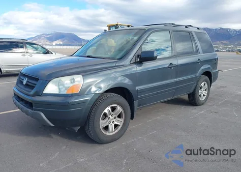 2005 Honda Pilot Ex from USA, damaged, VIN 2HKYF184X5H509702